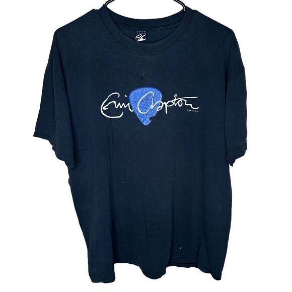 2004 Eric Clapton Shirt World Tour T Shirt - Picture 1 of 7